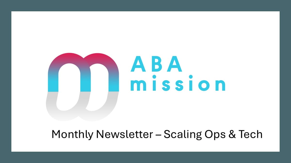 The ABA Mission Monthly Newsletter